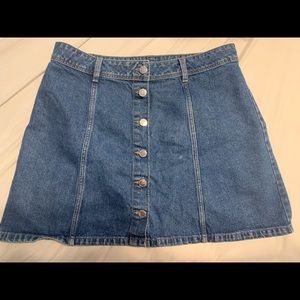 jean skirt